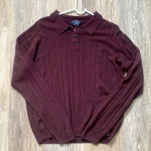 Dockers Purple Polo Sweater